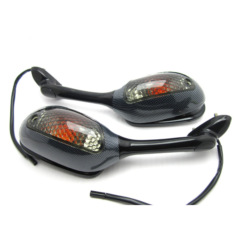Espejos Efecto Carbono para SUZUKI GSXR600 GSXR750 GSXR1000 2006 - 2010