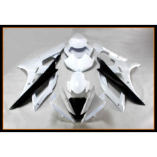 Carenado Completo blanco/negro YAMAHA R6 2006-2007