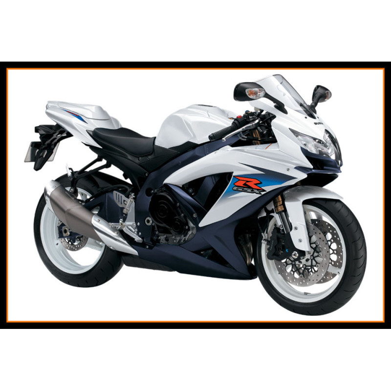 Carenado Blanco SUZUKI GSXR 600 GSXR750 2008-2010