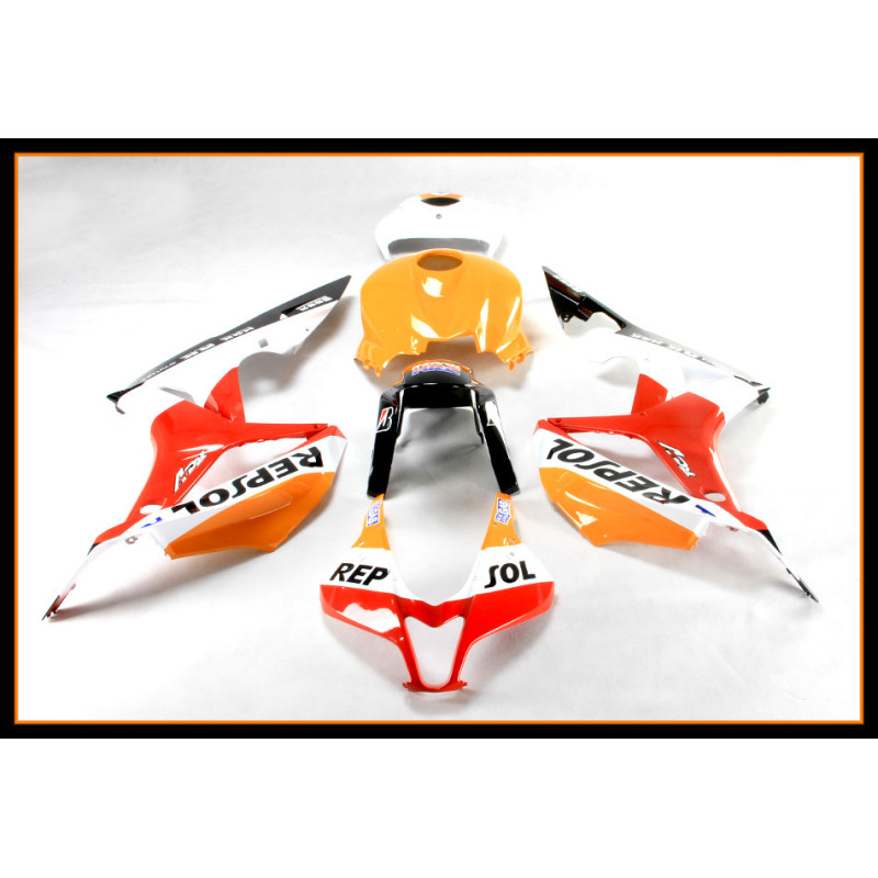 Carenado Repsol Blanco Honda CBR600 RR 2007-2008