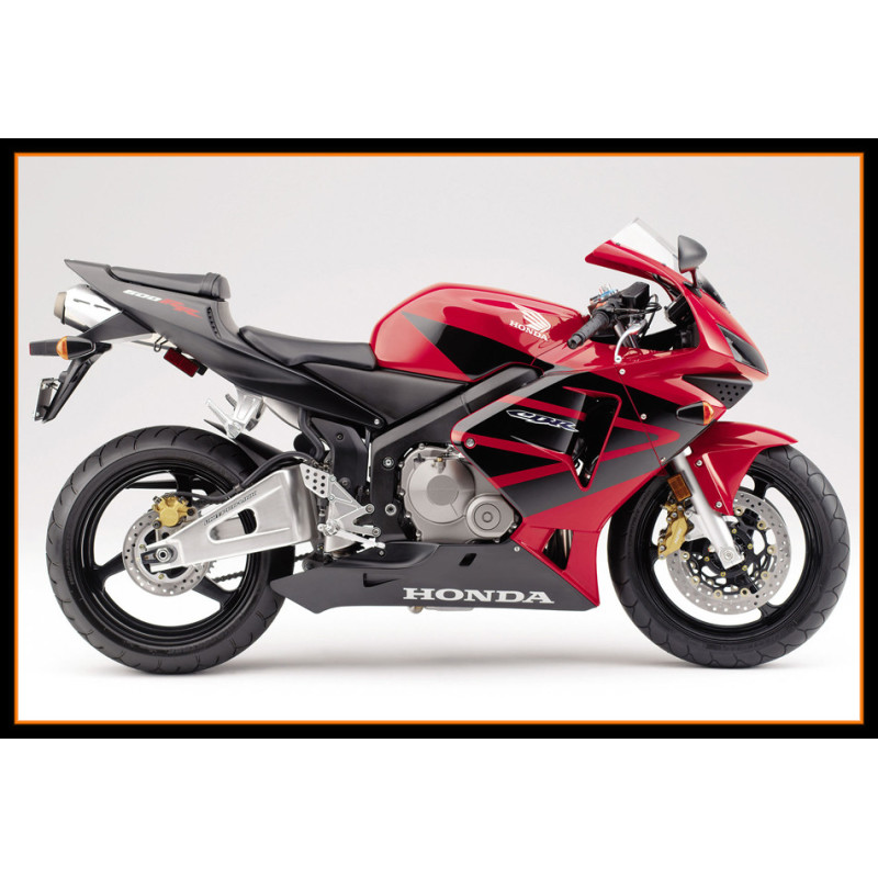 Carenado Completo ROJO/NEGRO Honda CBR600RR 2003-2004