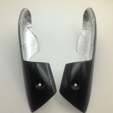 Tapas Laterales de Escape de Carbono Monster 696 1100