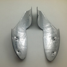 Tapas Laterales de Escape de Carbono Monster 696 1100