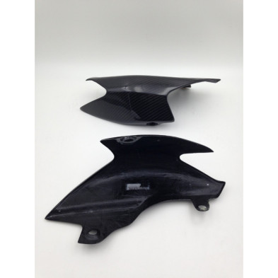 Tapas laterales traseras en Carbono Ducati Hypermotard 796 1100